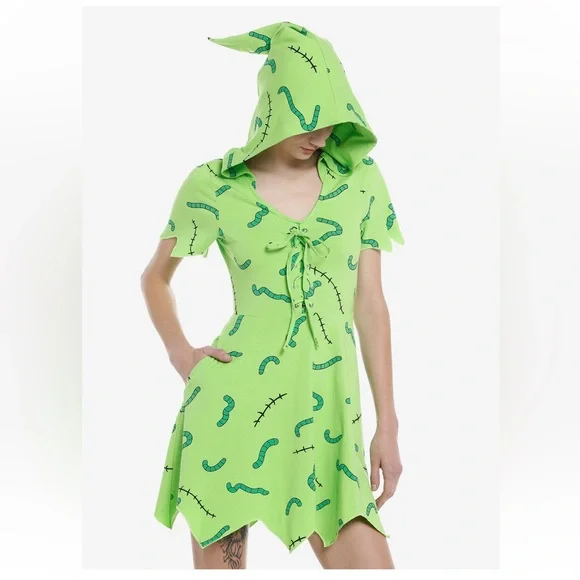 Hot Topic Nightmare Before Christmas Oogie Boogie Mini Dress - Picture 6 of 8